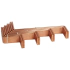 Legrand - Barres cuivre pliées/percées racc aval DPX31600 débro jeu barre Al XL34000 725mm