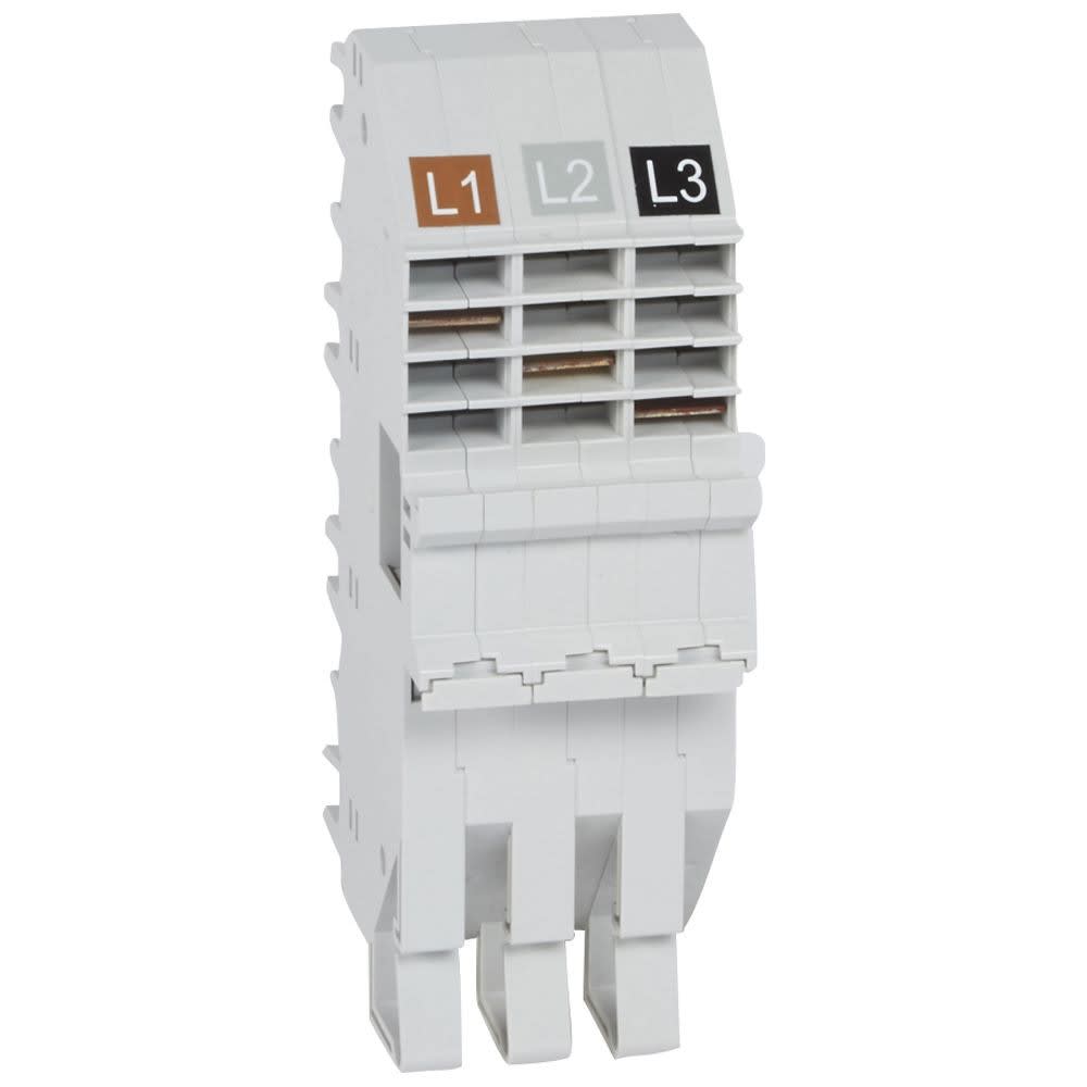 Legrand - Base support plug-in HX3 400A - pour DX3 tripolaire 1 mod/pôle