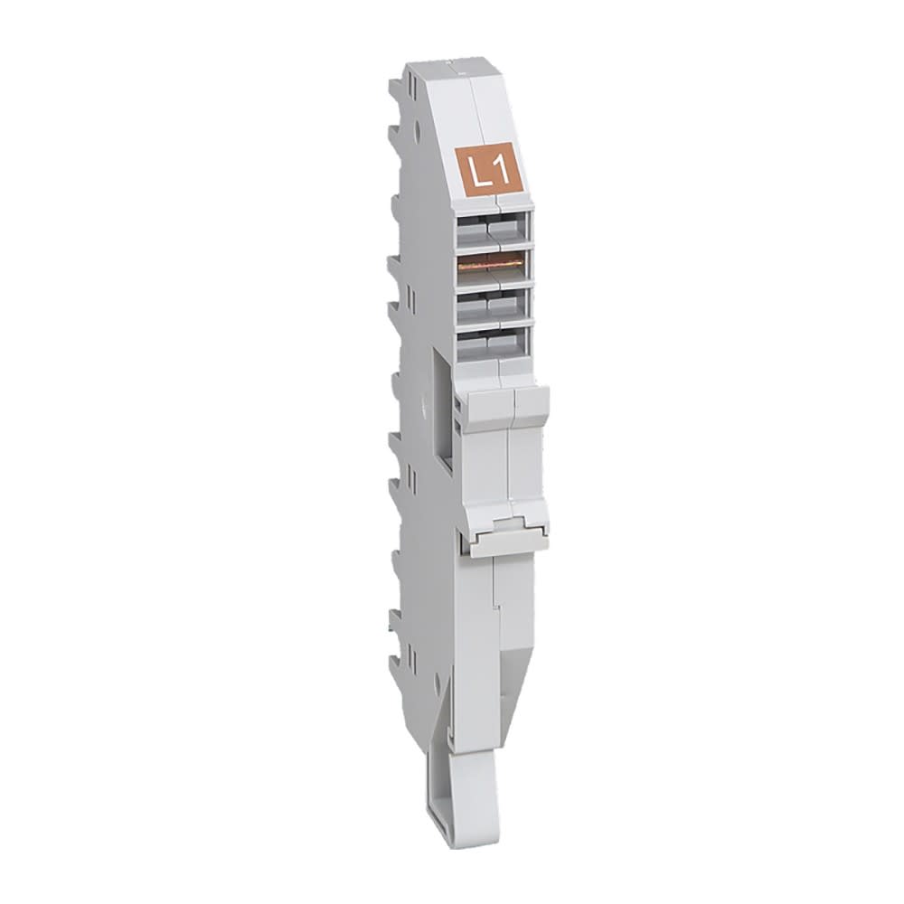 Legrand - Base support plug-in HX3 400A - pour DX3 unipolaire 1 mod/pôle - Phase L1