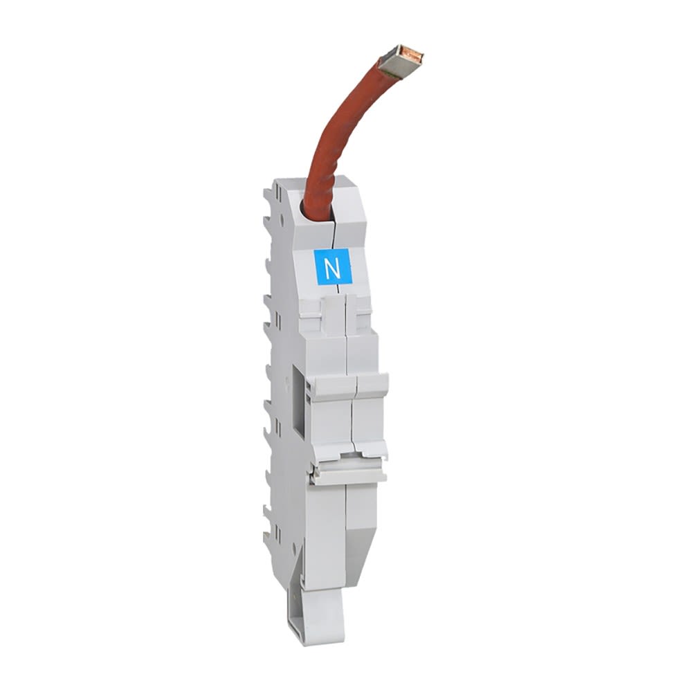 Legrand - Base support à fil HX3 400A - pour DX3 unipolaire 1,5 mod/pôle - Neutre N