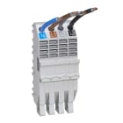Legrand - Base support fils HX3 répartition horiz en armoire XL3 des DX3 4P 1 mod par pôle