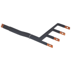 Legrand - Barres cuivres rigides DPX3160 -jeu barres 1600A VX3 latéral gaine câbles 475mm