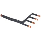 Legrand - Barres cuivres rigides DPX3250 -jeu barres 1600A VX3 latéral gaine câbles 475mm