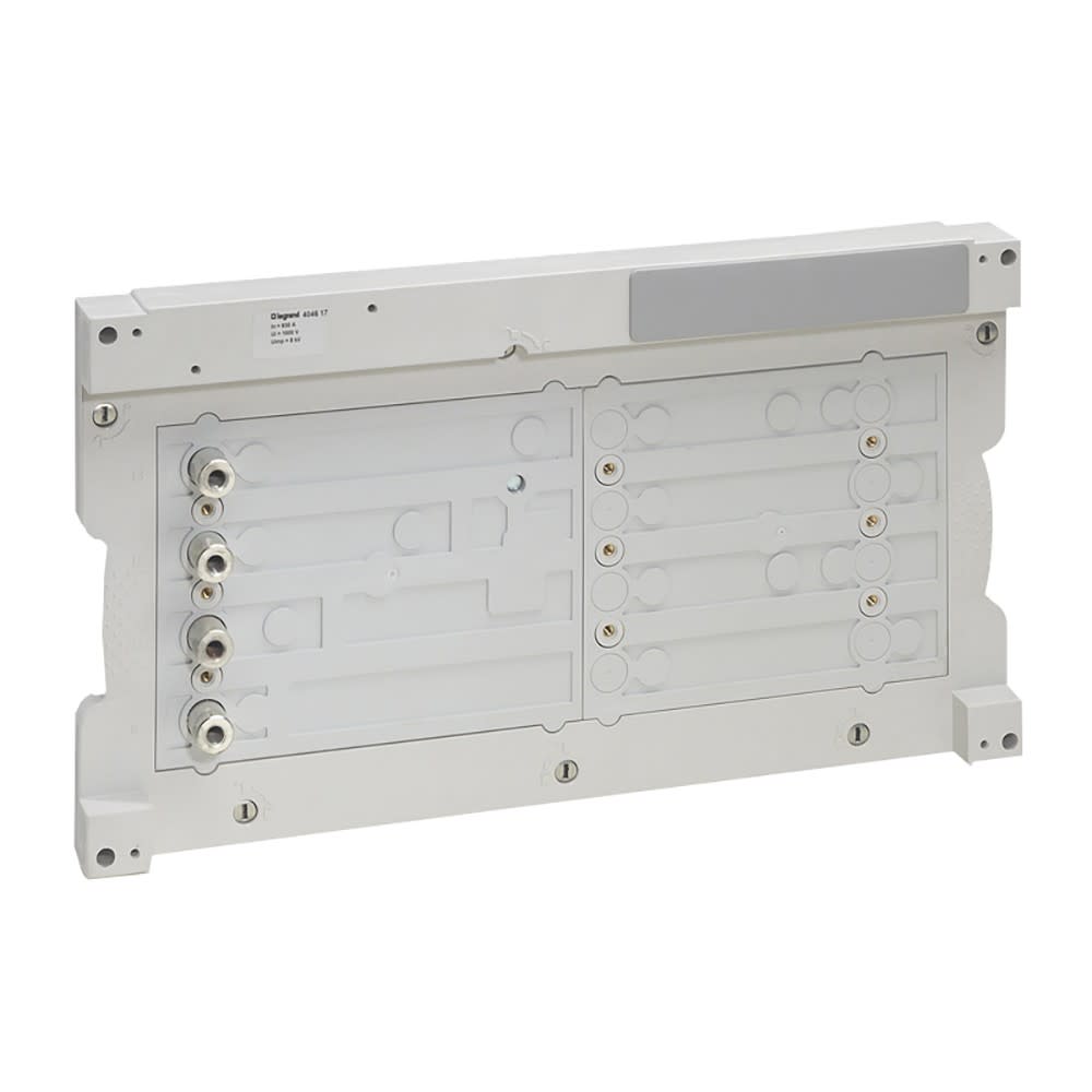 Legrand - Base VX3IS223 répartition vert en armoire XL34000 des DPX3630 4P avec/sans diff