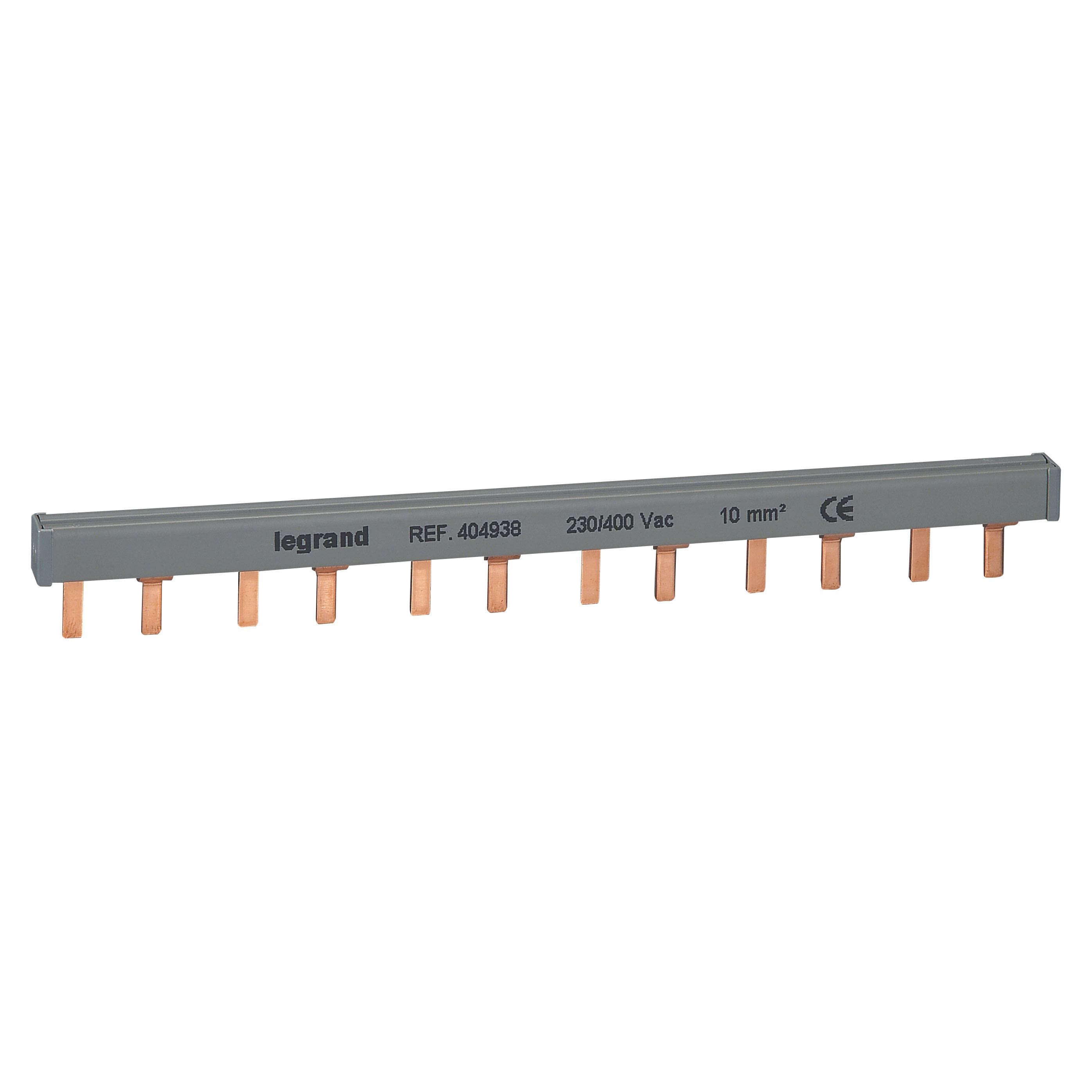 Legrand - Peigne d'alimentation 2P HX3 traditionnel pour bornes vis - longueur 12 modules