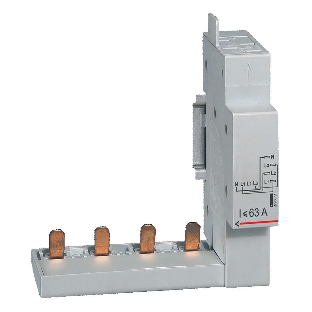 Legrand - Module raccord par peigne DX tête de groupe - 4P jusqu'à 63A