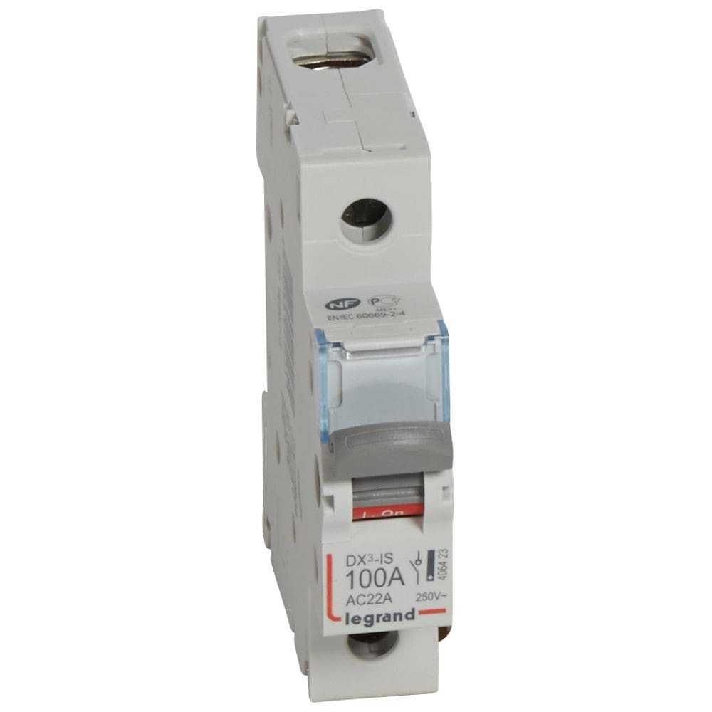 Legrand - Interrupteur-sectionneur DX3-IS 1P 250V~ - 100A - 1 module