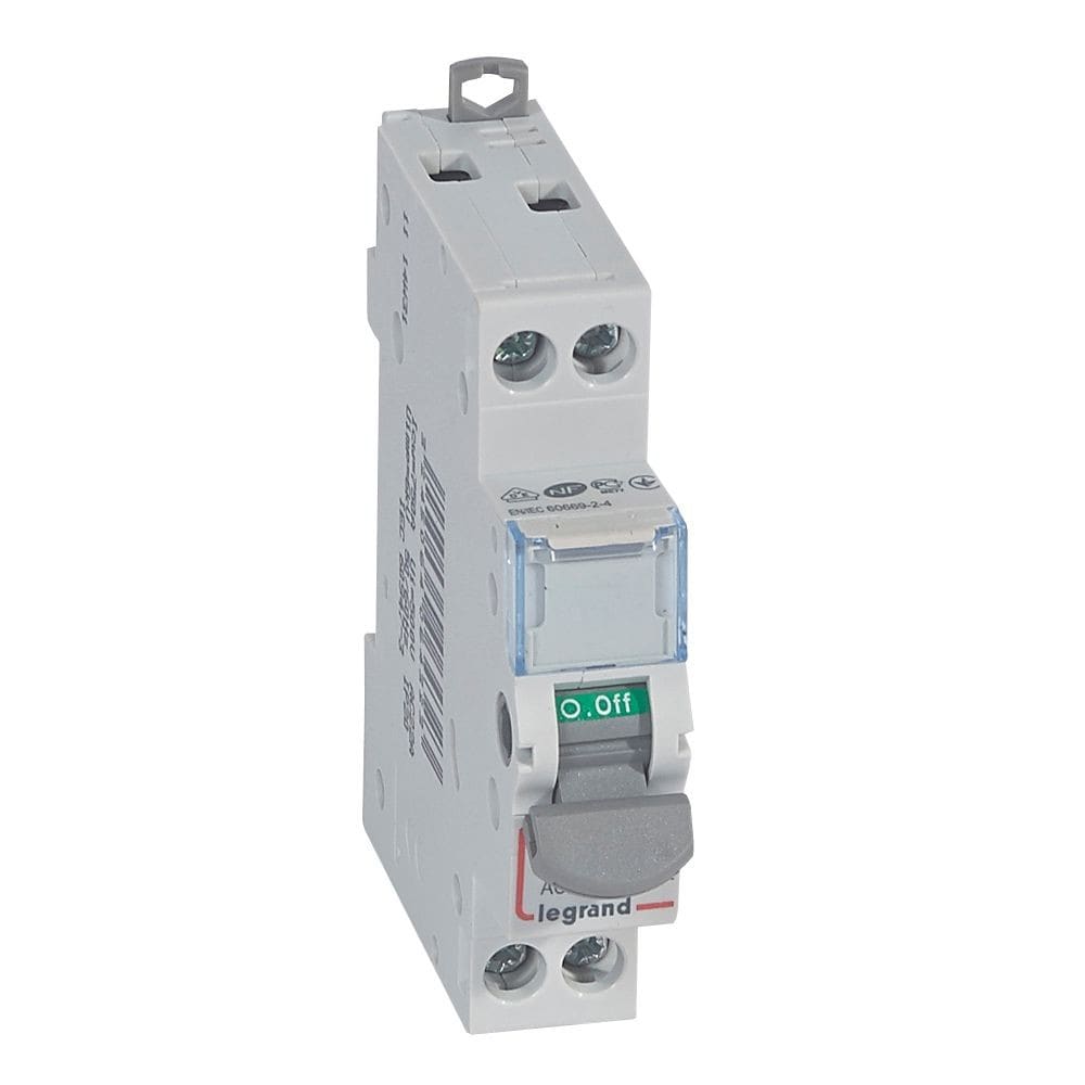 Legrand - Interrupteur-sectionneur DX3-IS 2P 400V~ - 20A - 1 module