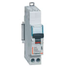 Legrand - Disjoncteur DNX3 4500 - auto/auto - U+N 230V~ 25A - 4,5kA - courbe D - 1 module