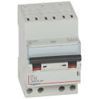 Legrand - Disjoncteur DX34500 6kA bornes auto/vis 4P 400V~ 10A courbe C - 3 modules