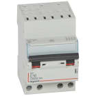 Legrand - Disjoncteur DX34500 6kA bornes auto/vis 4P 400V~ 16A courbe C - 3 modules