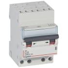 Legrand - Disjoncteur DX34500 6kA bornes auto/vis 4P 400V~ 32A courbe C - 3 modules