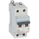 Legrand - Disj. DX3 6000kA 10kA arrivée haute/départ bas à vis 2A -courbe B -2 modules