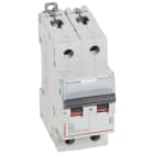 Legrand - Disj. DX3 6000kA 10kA arrivée haute/départ bas à vis 6A -courbe B -2 modules