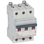 Legrand - Disjoncteur DX3 6000 -vis/vis-3P- 400V~-3A-10kA-courbeC-peigne HX3 trad 4P -3M