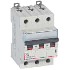 Legrand - Disjoncteur DX3 6000 -vis/vis-3P- 400V~-4A-10kA-courbeC-peigne HX3 trad 4P -3M