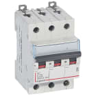 Legrand - Disjoncteur DX3 6000 -vis/vis-3P- 400V~-25A-10kA-courbeC-peigne HX3 trad 4P -3M