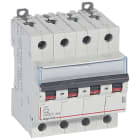 Legrand - Disjoncteur DX3 6000 -vis/vis- 4P- 400V~-2A-10kA-courbeC-peigne HX3 trad 4P - 4M