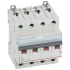 Legrand - Disjoncteur DX3 6000 -vis/vis- 4P- 400V~-6A-10kA-courbeC-peigne HX3 trad 4P - 4M