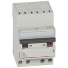 Legrand - Disjoncteur DX3 6000 -auto/vis- 4P- 400V~-16A-courbeC-peigne HX3 opti 4P -3M