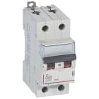 Legrand - Disjoncteur DX36000 10kA arrivée haute/départ bas vis 2P 40A courbe D - 2 mod