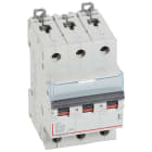 Legrand - Disjoncteur DX3 6000-vis/vis-3P-400V~-10A-10kA-courbe D-peigne HX3 trad 3P-3M