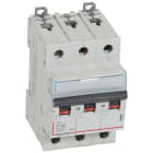 Legrand - Disjoncteur DX3 6000-vis/vis-3P-400V~-16A-10kA-courbe D-peigne HX3 trad 3P-3M