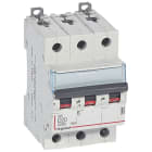 Legrand - Disjoncteur DX3 6000-vis/vis-3P-400V~-20A-10kA-courbe D-peigne HX3 trad 3P-3M