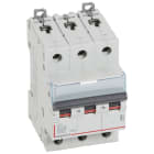 Legrand - Disjoncteur DX3 6000-vis/vis-3P-400V~-25A-10kA-courbe D-peigne HX3 trad 3P-3M