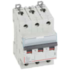 Legrand - Disjoncteur DX3 6000-vis/vis-3P-400V~-63A-10kA-courbe D-peigne HX3 trad 3P-3M