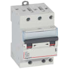 Legrand - Disjoncteur DX3 6000-vis/vis-3P-400V~-25A-courbe D-peigne HX3 opti 4P -3M
