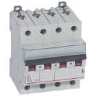 Legrand - Disjoncteur DX3 6000-vis/vis-4P-400V~-1A-10kA-courbe D-peigne HX3 trad 4P - 4M