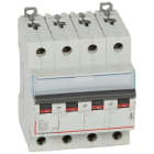 Legrand - Disjoncteur DX3 6000-vis/vis-4P-400V~-10A-10kA-courbe D-peigne HX3 trad 4P - 4M