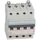 Legrand - Disjoncteur DX3 6000-vis/vis-4P-400V~-25A-10kA-courbe D-peigne HX3 trad 4P - 4M