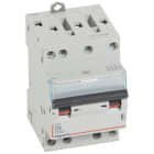 Legrand - Disjoncteur DX3 6000-vis/vis-4P-400V~-6A-10kA-courbe D-peigne HX3 opti 4P -3M