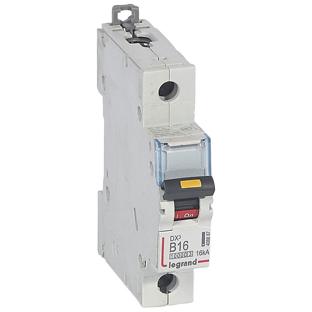 Legrand - Disj. DX3 1000kA 16kA arrivée haute/départ bas à vis 16A -courbe B -1 module