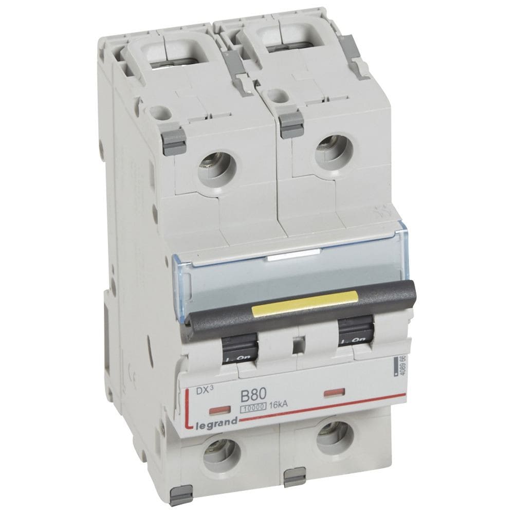 Legrand - Disj. DX3 1000kA 16kA arrivée haute/départ bas à vis 82A -courbe B -2 modules