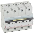 Legrand - Disjoncteur DX310000 16kA arrivée haute/départ bas vis 4P 80A courbe B - 6 mod