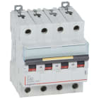 Legrand - Disjoncteur DX310000 16kA arrivée haut/départ bas vis 4P 40A courbe C 4 modules