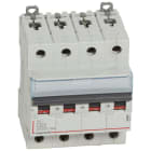 Legrand - Disjoncteur DX310000 16kA arrivée haut/départ bas vis 4P 63A courbe C 4 modules