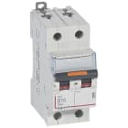 Legrand - Disjoncteur DX3 25kA arrivée haute/départ bas vis 2P 16A courbe B - 2 mod