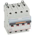 Legrand - Disj. DX3 25kA arrivée haute, départ bas à vis 4P 400V~ - 20A courbe B 4 modules