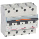 Legrand - Disj. DX3 25kA arrivée haute, départ bas à vis 4P 400V~ - 80A courbe B 6 modules
