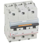 Legrand - disjoncteur DX3 25kA arrivée haute/départ bas à vis 100A - courbe C 4,5 modules