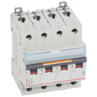 Legrand - Disj. DX3 25kA arrivée haute, départ bas à vis 4P 400V~ - 2A courbe C 4 modules
