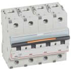 Legrand - Disjoncteur DX3 25kA arrivée haut/départ bas vis 4P 400V~ 80A courbe C 6 modules