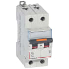 Legrand - Disjoncteur DX3 25kA arrivée haute/départ bas vis 2P 2A -courbe D - 2 mod