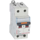 Legrand - Disjoncteur DX3 25kA arrivée haute/départ bas vis 2P 10A -courbe D - 2 mod