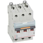 Legrand - Disjoncteur DX3 25kA arrivée haute/départ bas vis 3P 6A -courbe D - 3 mod