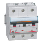 Legrand - Disjoncteur DX3 25kA arrivée haute/départ bas vis 3P 16A -courbe D - 4,5 mod